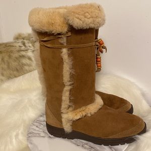 Ugg boots, size 8, knee high, super fun & unusual